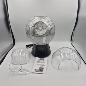 Disney Star Wars Death Star Popcorn Maker Hot Air With Serving Bowl
